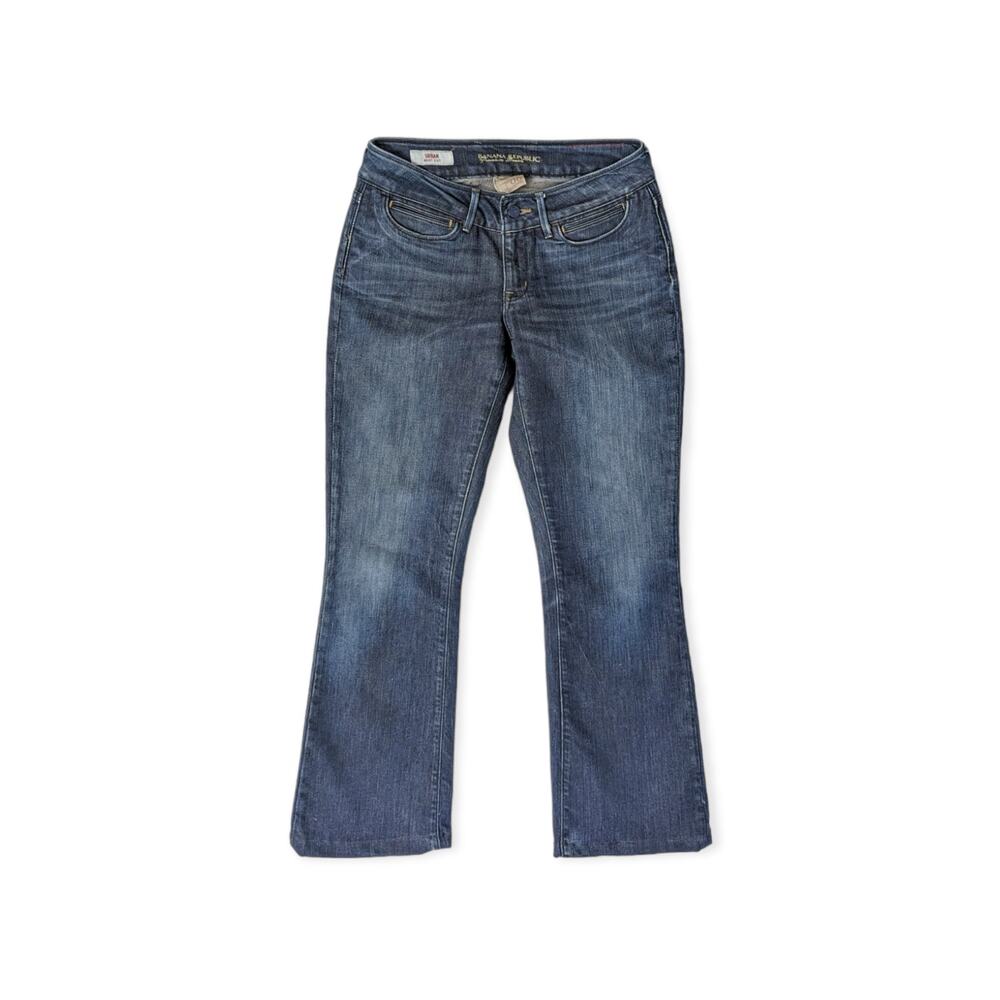 Banana Republic Urban‎ Boot Cut Dark Wash Mid Rise Jeans Size 6